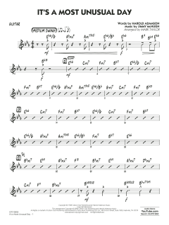 It's a Most Unusual Day von Jimmy McHugh (Download) 