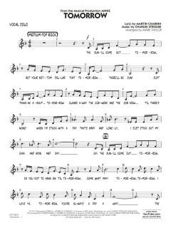 Tomorrow von Charles Strouse (Download) 