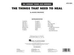 The Things That Need to Heal von Michele Fernández (Download) 