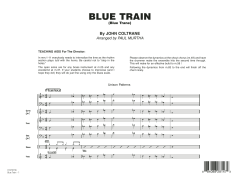 Blue Train (Blue Trane) von John Coltrane (Download) 