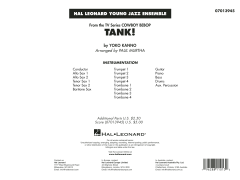 Tank! von Yoko Kanno (Download) 