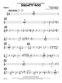 Squatty Roo von Johnny Hodges (Download) 