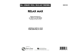 Relax Max von Al Frisch (Download) 