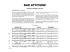 Bad Attitude! von Michael Sweeney (Download) 