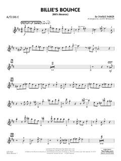 Billie's Bounce von Charlie Parker (Download) 