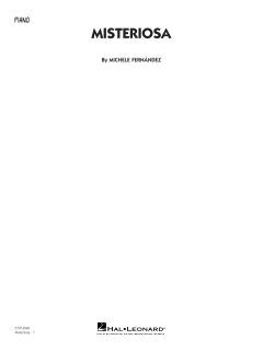 Misteriosa von Michele Fernández (Download) 