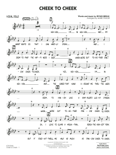 Cheek to Cheek von Irving Berlin (Download) 