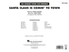 Santa Claus Is Comin' to Town von Haven Gillespie (Download) 