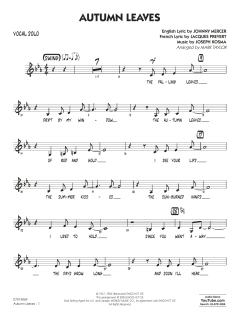 Autumn Leaves von Joseph Kosma (Download) 