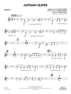 Autumn Leaves von Joseph Kosma (Download) 