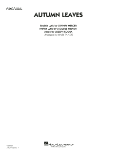 Autumn Leaves von Joseph Kosma (Download) 