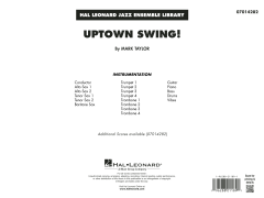 Uptown Swing! von Mark Taylor (Download) 