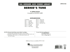 Bernie's Tune von Gerry Mulligan (Download) 