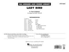 Lady Bird von Tadd Dameron (Download) 