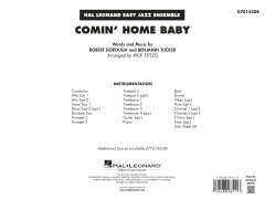 Comin' Home Baby von Benjamin Tucker (Download) 