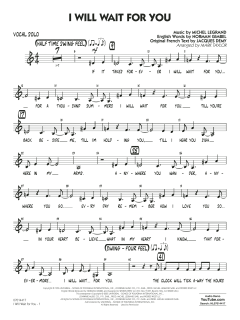 I Will Wait for You von Connie Francis (Download) 