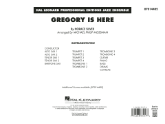 Gregory Is Here von Horace Silver (Download) 