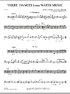 Three Dances from Water Music von Georg Friedrich Händel (Download) 