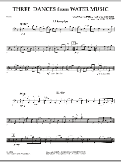 Three Dances from Water Music von Georg Friedrich Händel (Download) 