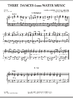 Three Dances from Water Music von Georg Friedrich Händel (Download) 
