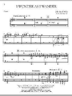 I Wonder As I Wander von John Jacob Niles (Download) 