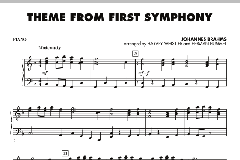 Theme from First Symphony von Johannes Brahms (Download) 