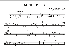 Minuet in D von Ludwig van Beethoven (Download) 