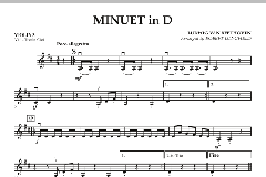 Minuet in D von Ludwig van Beethoven (Download) 