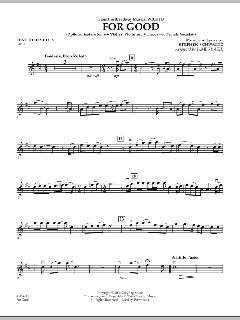 For Good (Duet Feature from Wicked) von Stephen L. Schwartz (Download) 