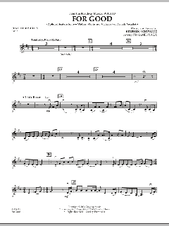For Good (Duet Feature from Wicked) von Stephen L. Schwartz (Download) 