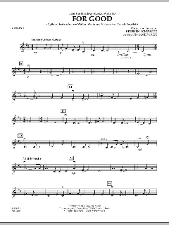 For Good (Duet Feature from Wicked) von Stephen L. Schwartz (Download) 
