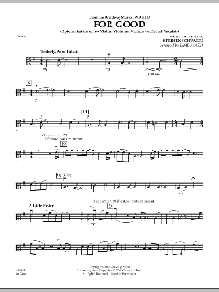 For Good (Duet Feature from Wicked) von Stephen L. Schwartz (Download) 