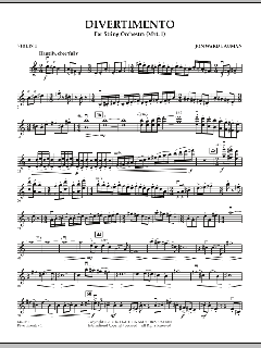 Divertimento for String Orchestra von Jon Ward Bauman (Download) 