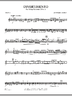 Divertimento for String Orchestra von Jon Ward Bauman (Download) 