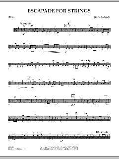 Escapade for Strings von John Cacavas (Download) 