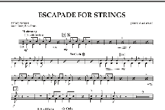 Escapade for Strings von John Cacavas (Download) 
