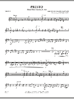 Presto from Divertimento KV 113 von Wolfgang Amadeus Mozart (Download) 