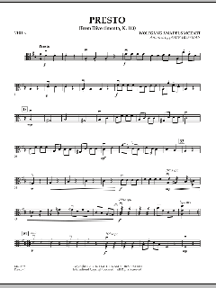 Presto from Divertimento KV 113 von Wolfgang Amadeus Mozart (Download) 