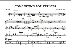Concertino for Strings von John Cacavas (Download) 