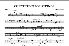 Concertino for Strings von John Cacavas (Download) 