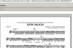 New Moon (The Meadow) von Alexandre Desplat (Download) 