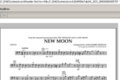 New Moon (The Meadow) von Alexandre Desplat (Download) 