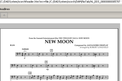 New Moon (The Meadow) von Alexandre Desplat (Download) 