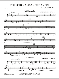 3 Renaissance Dances (Download) 