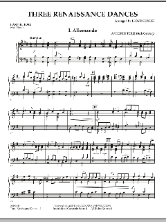 3 Renaissance Dances (Download) 