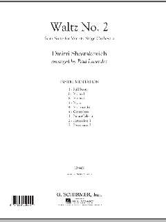 Waltz (No. 2) von Dmitri Schostakowitsch (Download) 