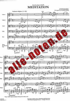 Meditation (from Thais) von Jules Massenet (Download) 