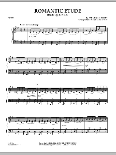 Romantic Etude von Frédéric Chopin (Download) 