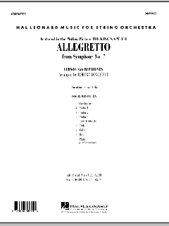 Allegretto aus: Symphonie Nr. 7 A-Dur op. 92 von Ludwig van Beethoven (Download) 
