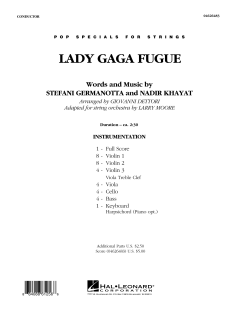 Lady Gaga Fugue von Larry Moore (Download) 